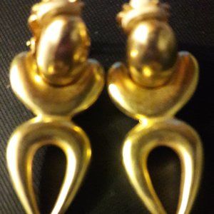 Vintage 80's hanging earrings